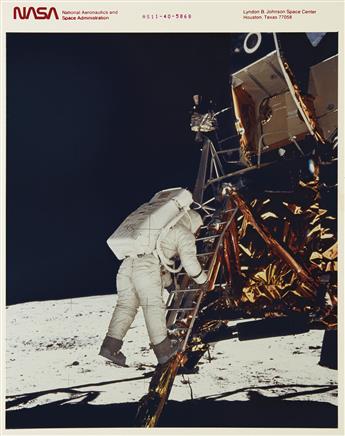 (NASA--SPACE EXPLORATION) An expansive archive with 350 photographs chronicling the wealth of outerspace missions and lunar exploration